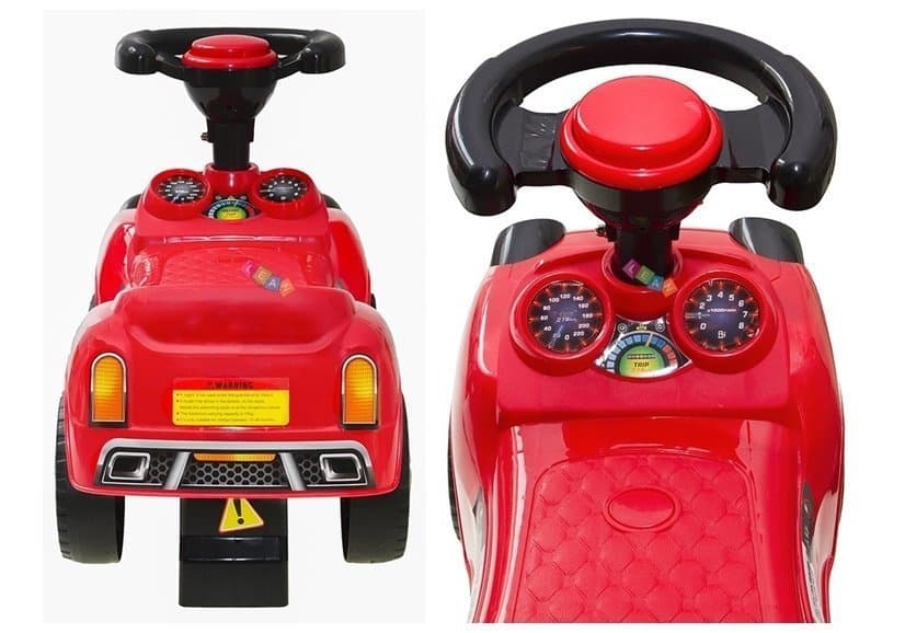 Jeździk LEAN CARS SPORT, Rdeč s pisanim kljunom 7