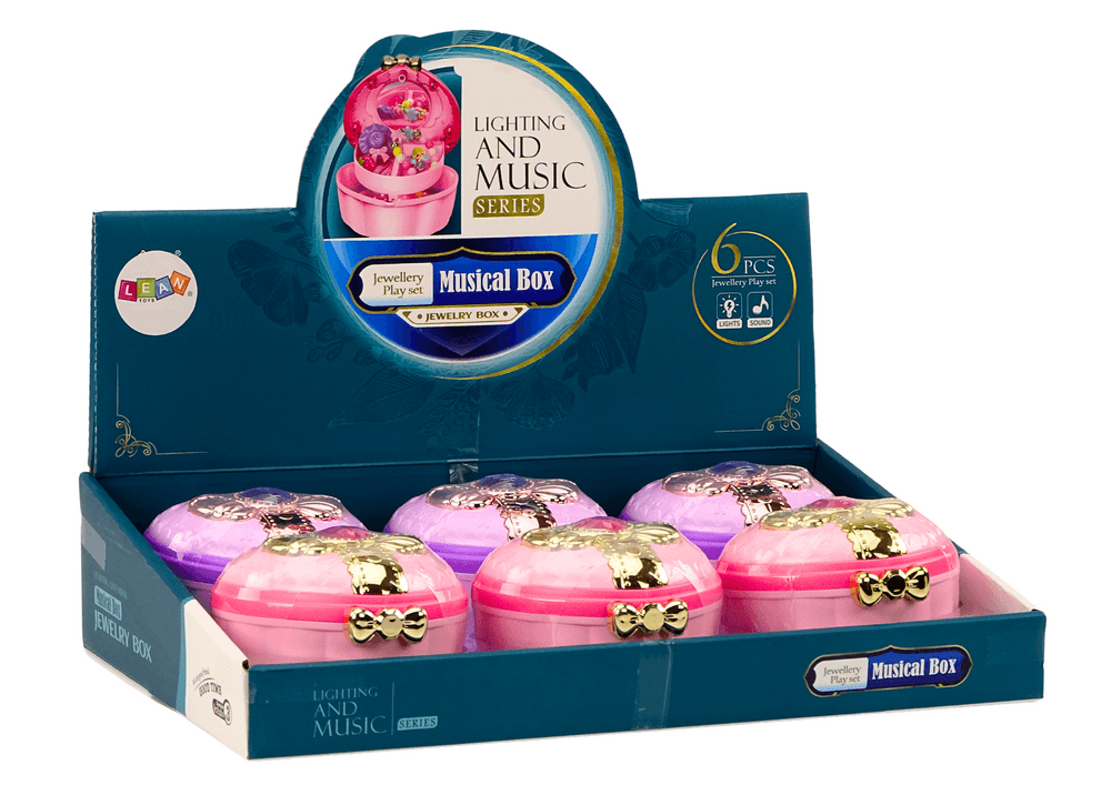 Škrinjica za nakit v obliki srca, LEAN TOYS 4
