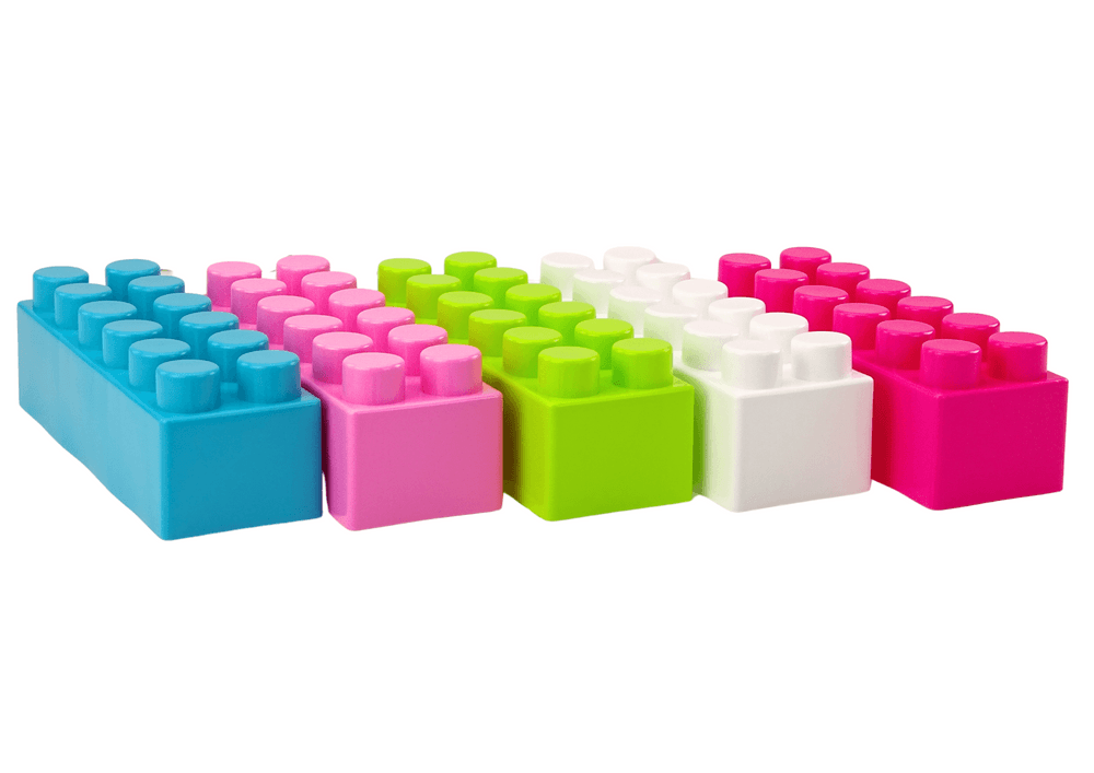 Veliki gradbeni bloki LEAN TOYS - podolgovati, 20 kosov, torba 2