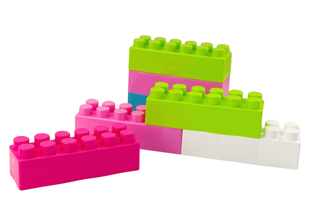Veliki gradbeni bloki LEAN TOYS - podolgovati, 20 kosov, torba 3