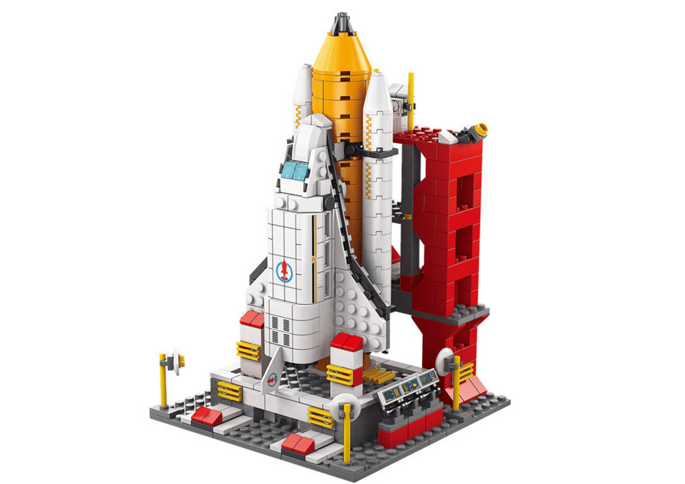 LEAN TOYS Gradbene kocke Raketa 6v1, 1000 kosov 2
