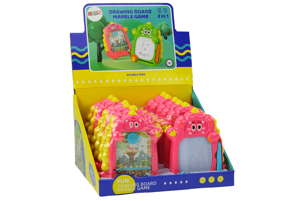 LEAN TOYS Riši in igraj se s dinozavrom 2v1, roza 4