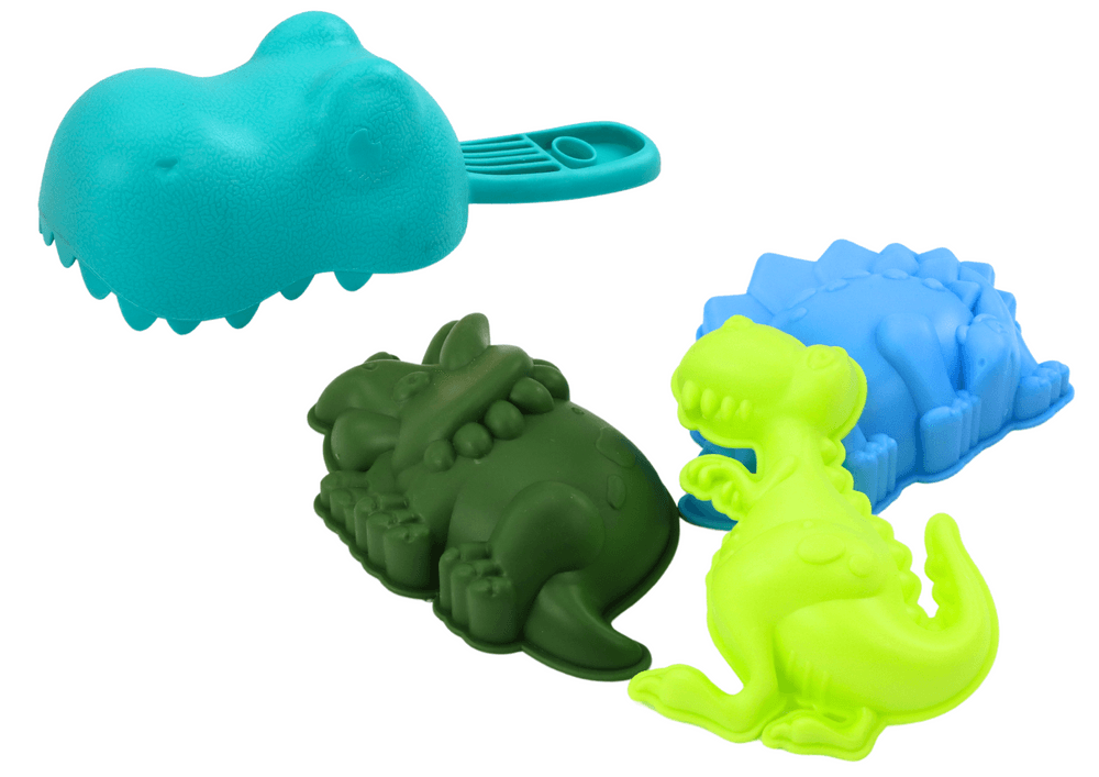 LEAN TOYS Set za pesek Dinozavri, 7 kosov 2