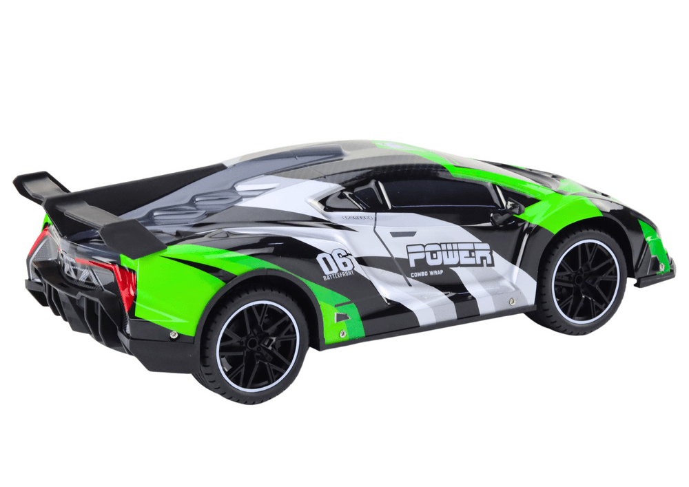 LEAN TOYS RC Avto Šport 1:10 s lučmi, zelena 3