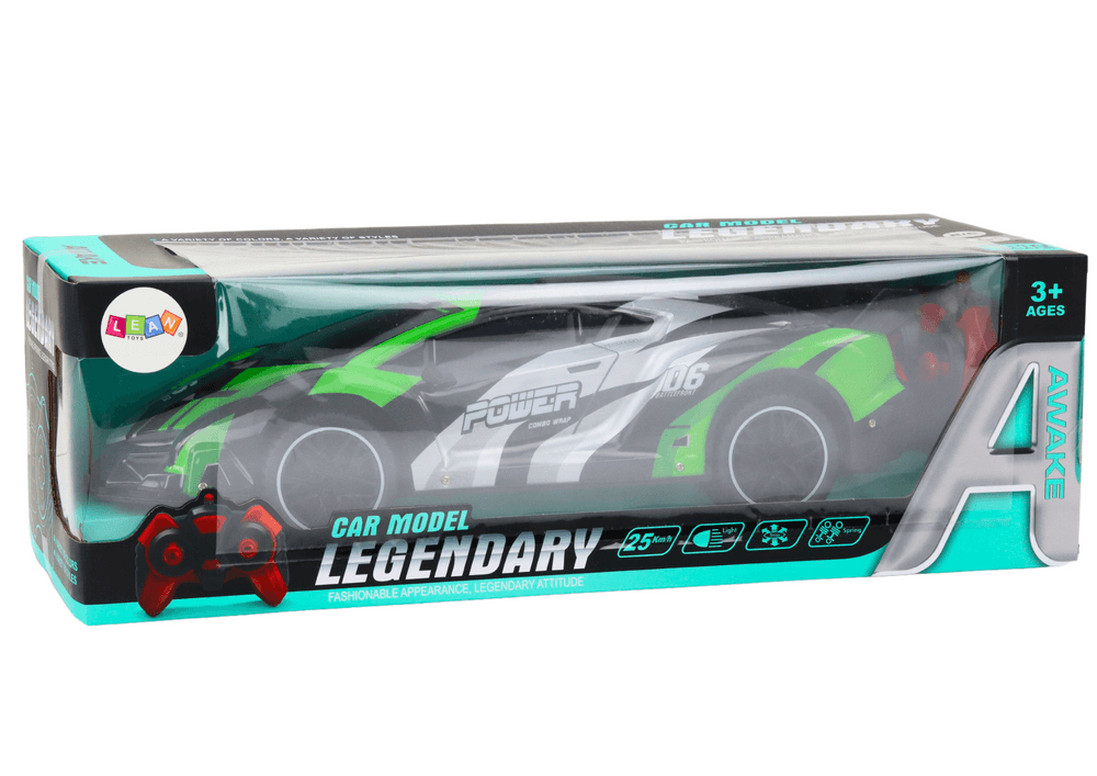 LEAN TOYS RC Avto Šport 1:10 s lučmi, zelena 5