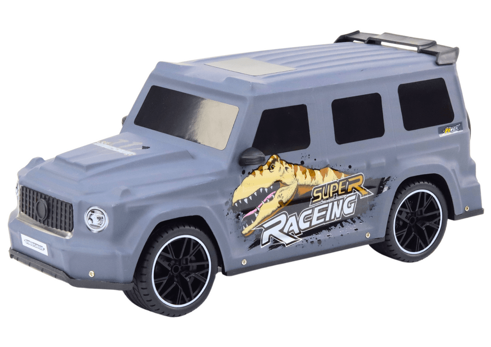 LEAN TOYS RC Avto z dinozavrom 1:10, sivi 2
