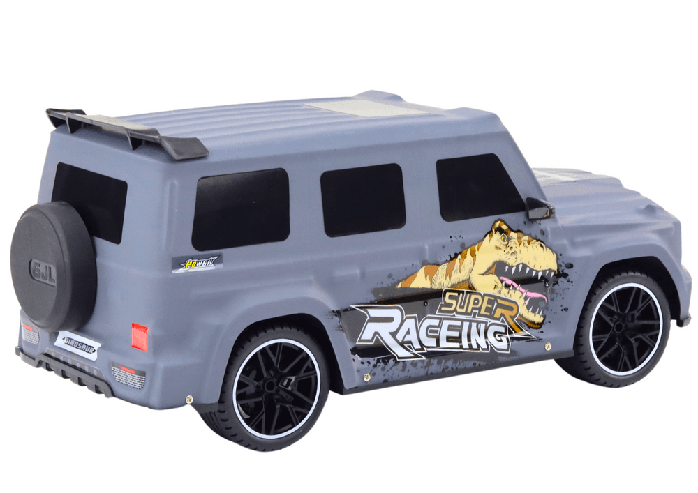 LEAN TOYS RC Avto z dinozavrom 1:10, sivi 3