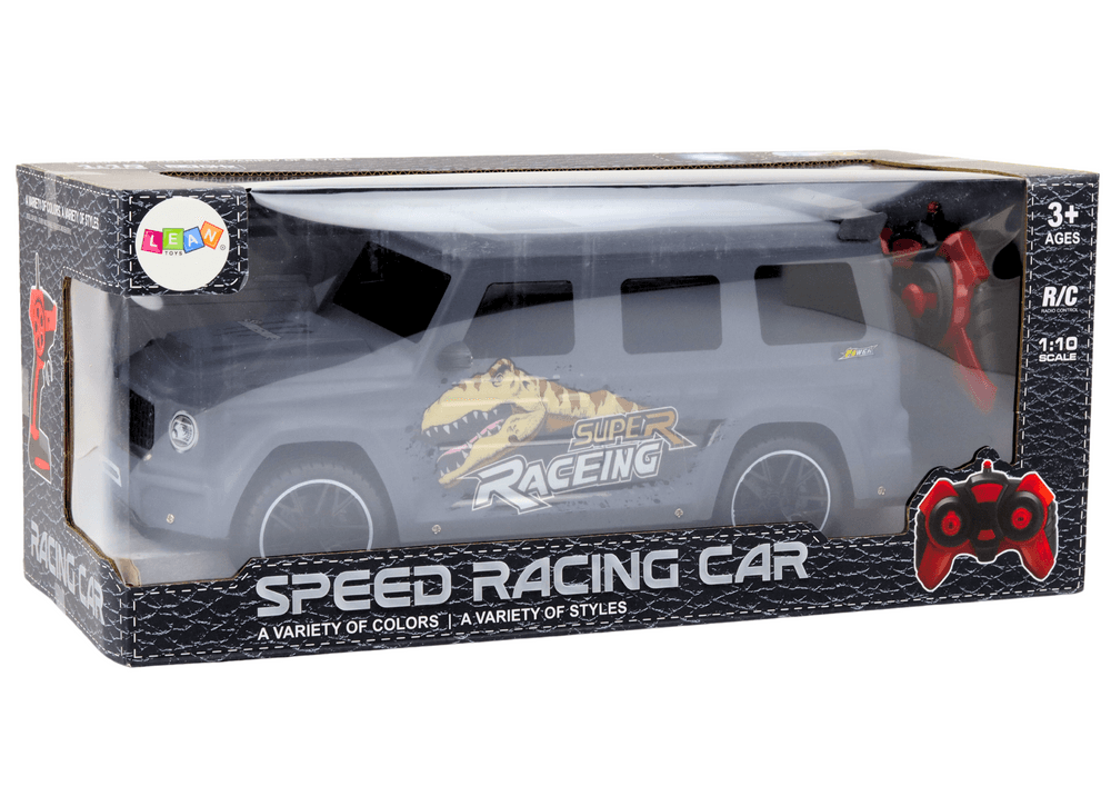LEAN TOYS RC Avto z dinozavrom 1:10, sivi 6
