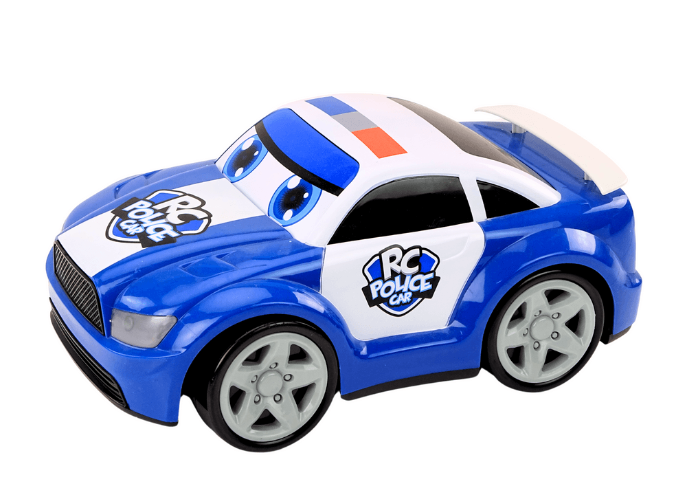 LEAN TOYS Policijsko avto Risanka RC s lučmi in zvoki 2
