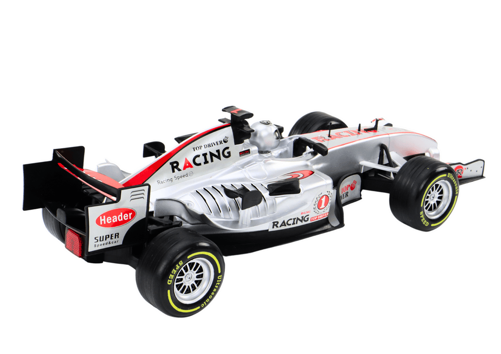 RC dirkalnik LEAN TOYS 1:12, srebrn, luči, zvoki 3