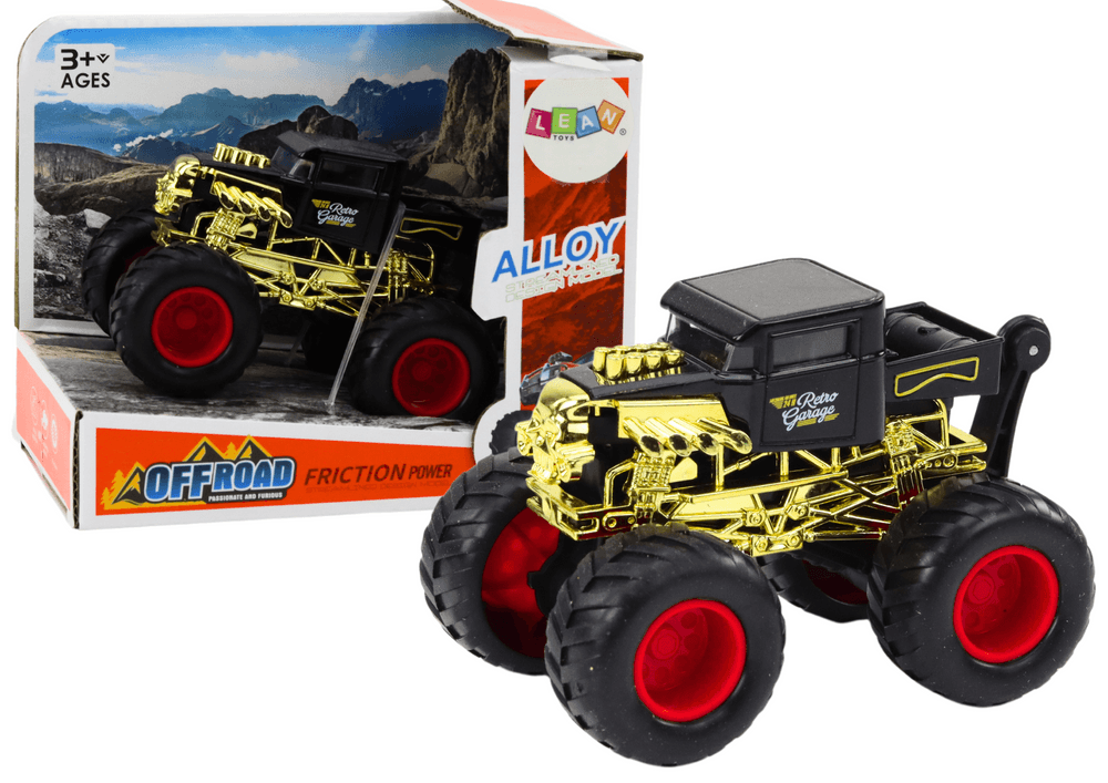 Terensko vozilo z frikcijskim pogonom, rdeče "Monster Truck"