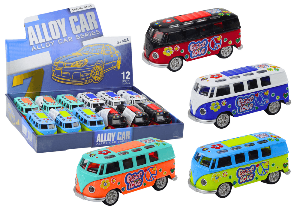 LEAN TOYS Avtodom Camper 1:32 s lučmi, zvoki in odpirajočimi vrati