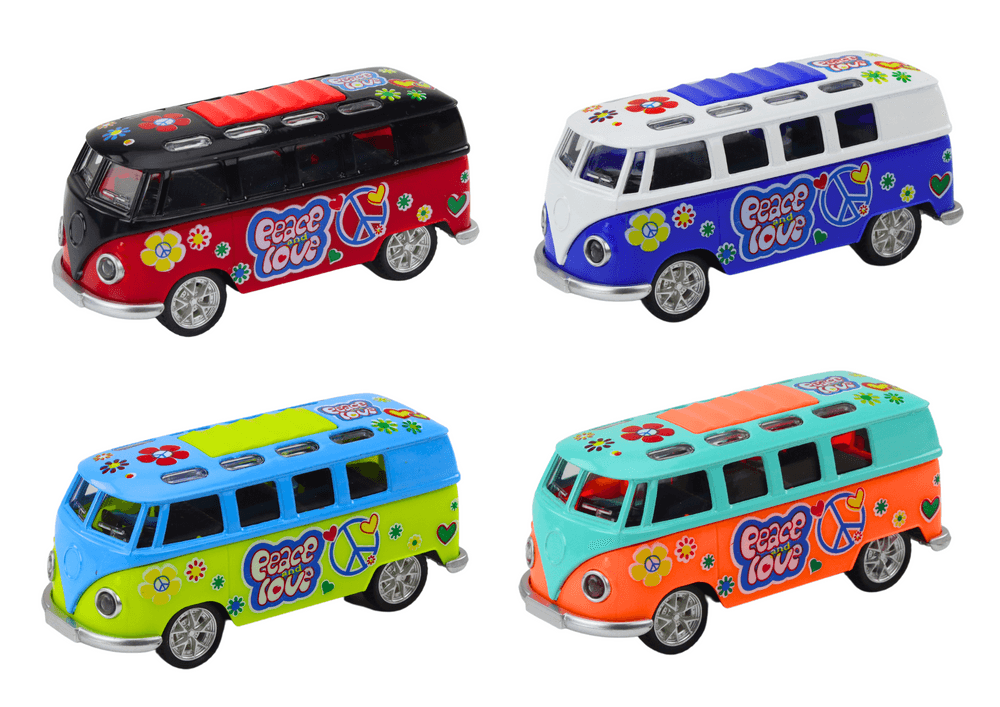 LEAN TOYS Avtodom Camper 1:32 s lučmi, zvoki in odpirajočimi vrati 2