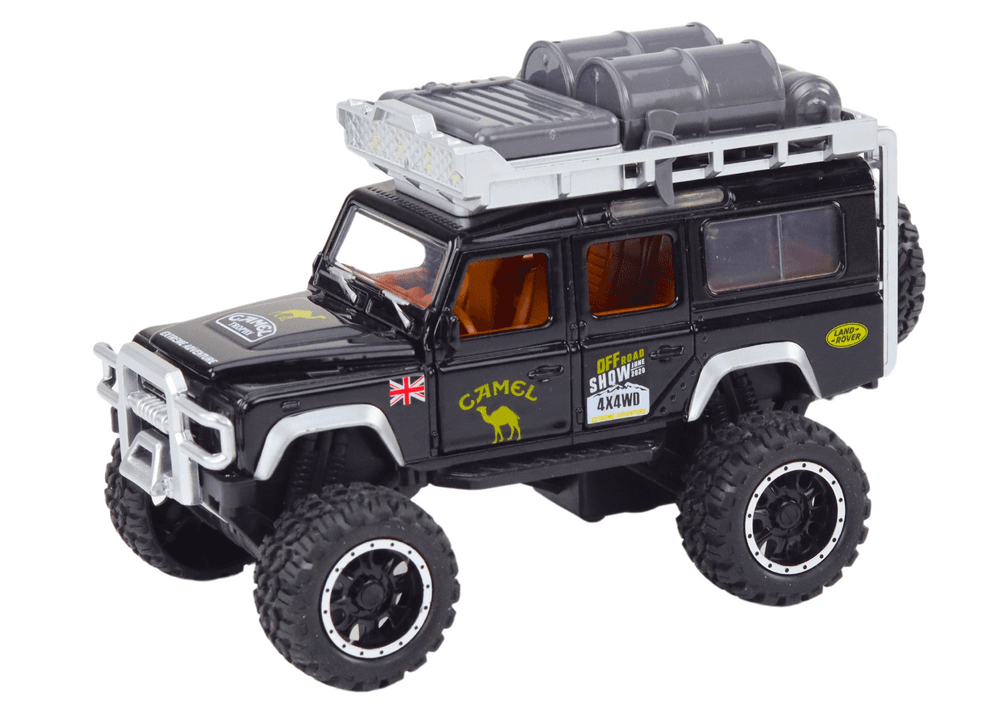 LEAN TOYS Terensko vozilo Guard 1:32, kovinsko, s pogonom, lučmi in zvoki 2