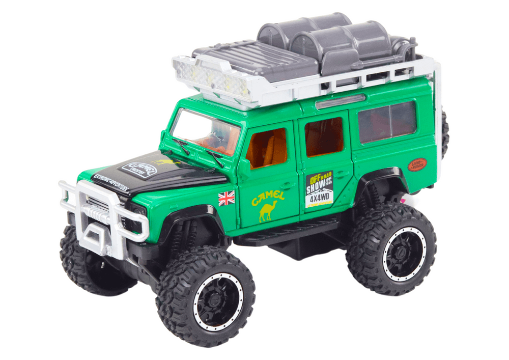 LEAN TOYS Terensko vozilo Guard 1:32, kovinsko, s pogonom, lučmi in zvoki 3