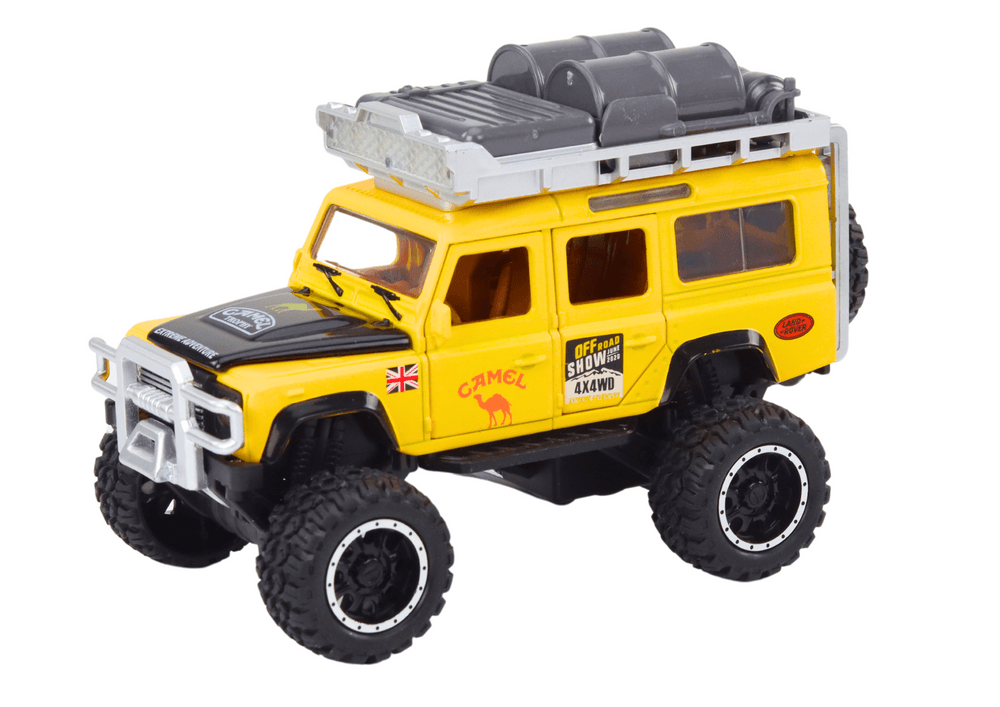 LEAN TOYS Terensko vozilo Guard 1:32, kovinsko, s pogonom, lučmi in zvoki 4
