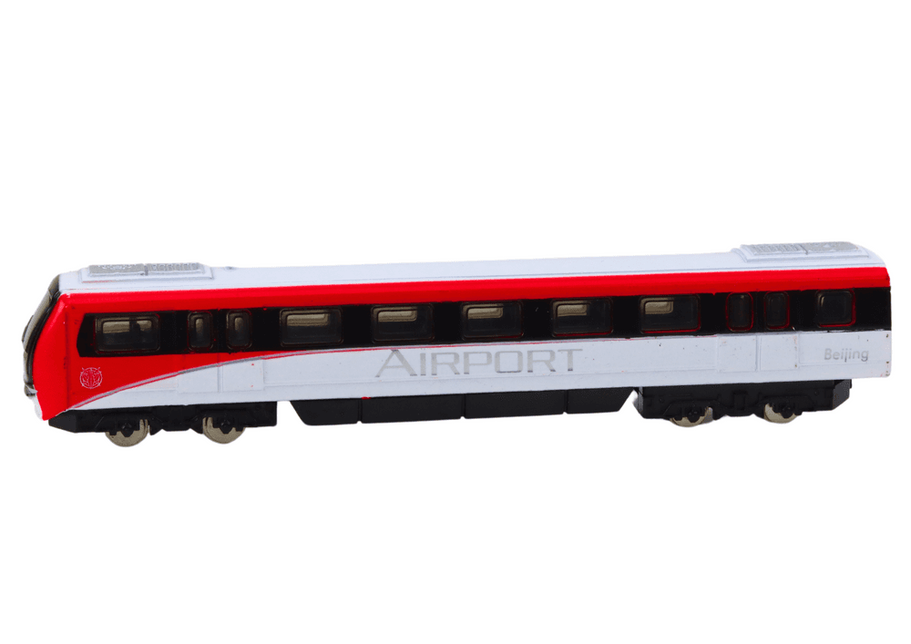 LEAN TOYS Kolekcionarski model vlaka 1:48 (rdeče-bel) 3