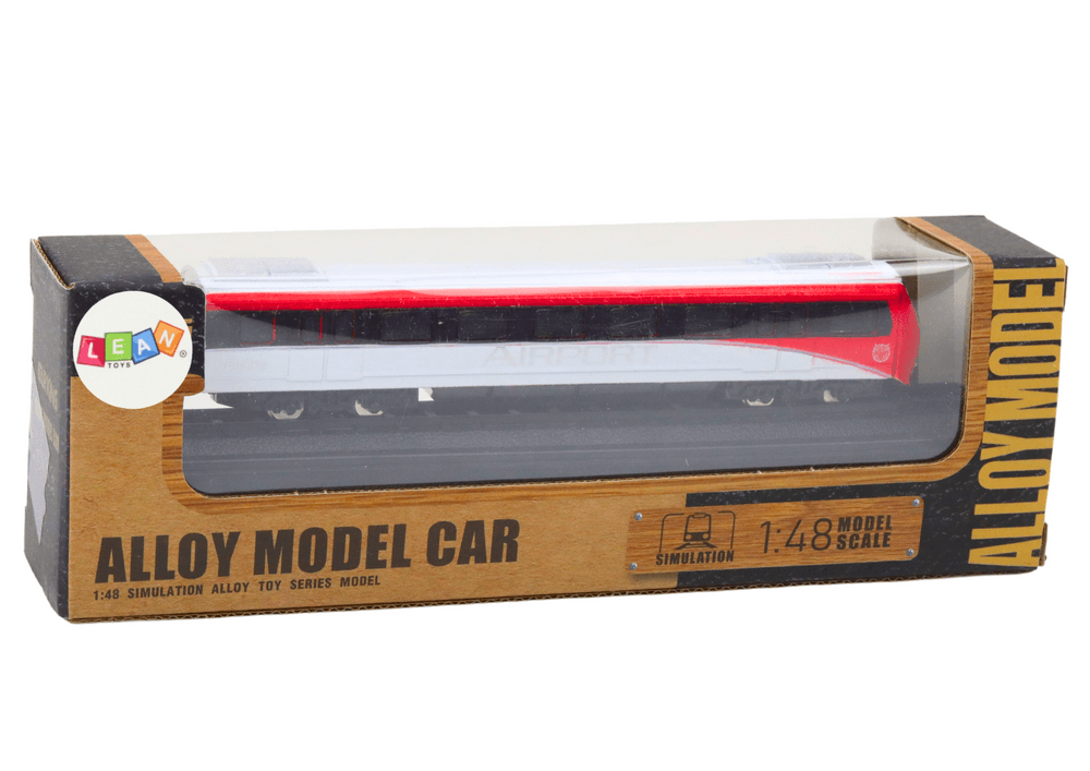 LEAN TOYS Kolekcionarski model vlaka 1:48 (rdeče-bel) 4