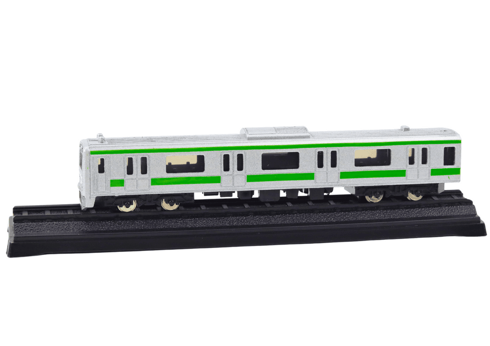 LEAN TOYS Kolekcionarski model vlaka, 1:48, kovinski, srebrn 2