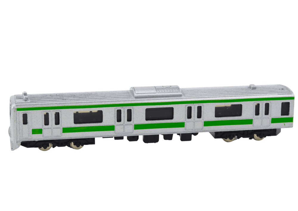 LEAN TOYS Kolekcionarski model vlaka, 1:48, kovinski, srebrn 3