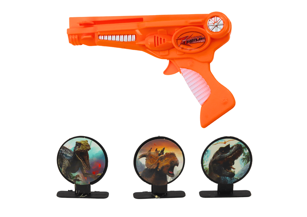 Pištola izstreljevalka letal LEAN TOYS, 3 letala, 3 tarče 3