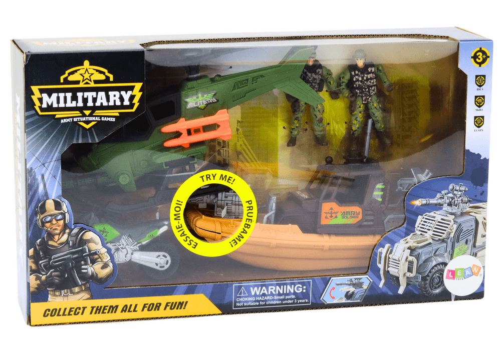 Vojaški komplet LEAN TOYS: Bojna ladja, žold. 6