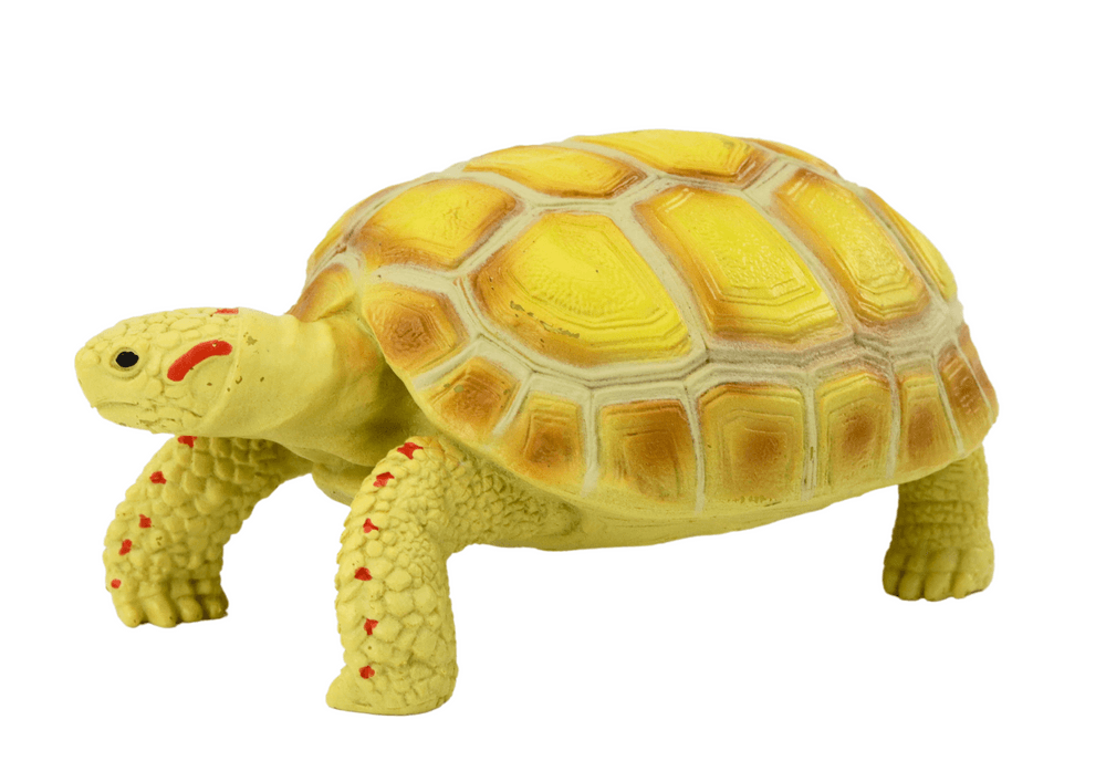 Figurica želva LEAN TOYS, puščavska, rumena 2