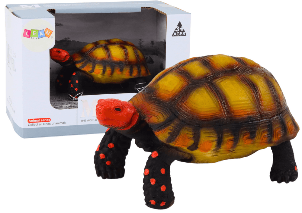 Figurica želva LEAN TOYS, rjava-črna