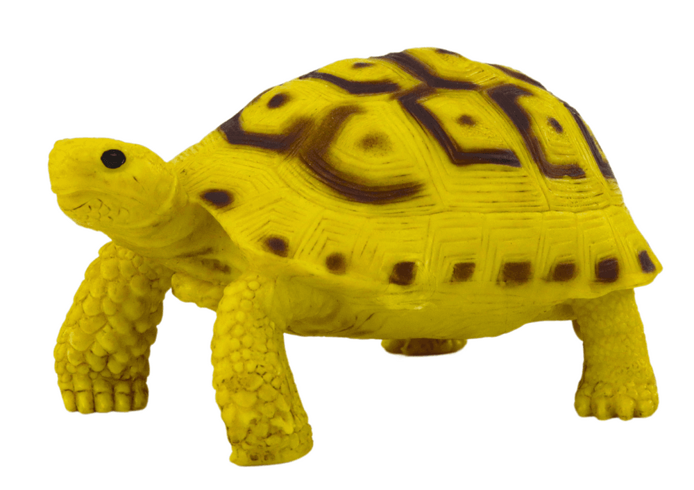 Figurica želva LEAN TOYS, rumena-rjawa 2
