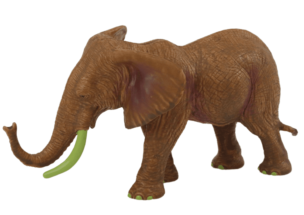 Kolekcionarska figurica afriškega slona LEAN TOYS, rjava 2