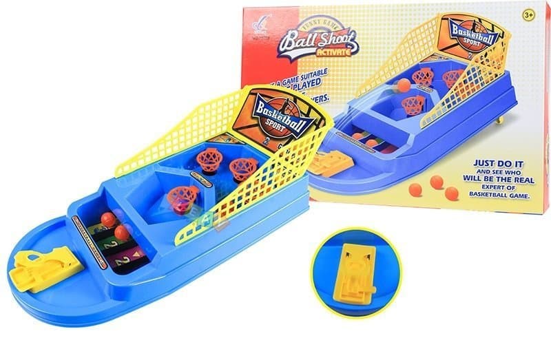 LEAN TOYS Mini košarka z izmetovalcem žogic 2