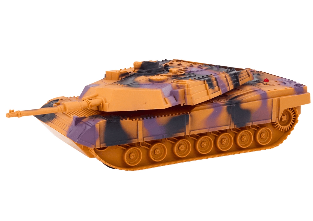 Vojaški set LEAN TOYS: tenk, helikopter, padalec, zvoki 2