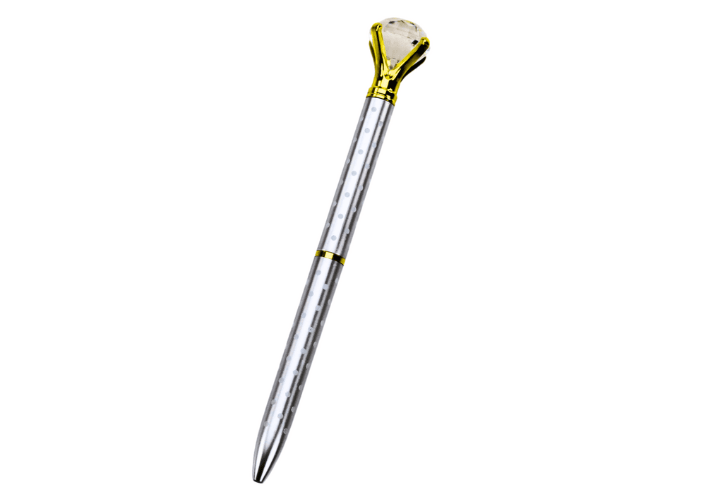 LEAN TOYS Pisalo z diamantom v pikah, modri vložek 0,7mm, mix 3