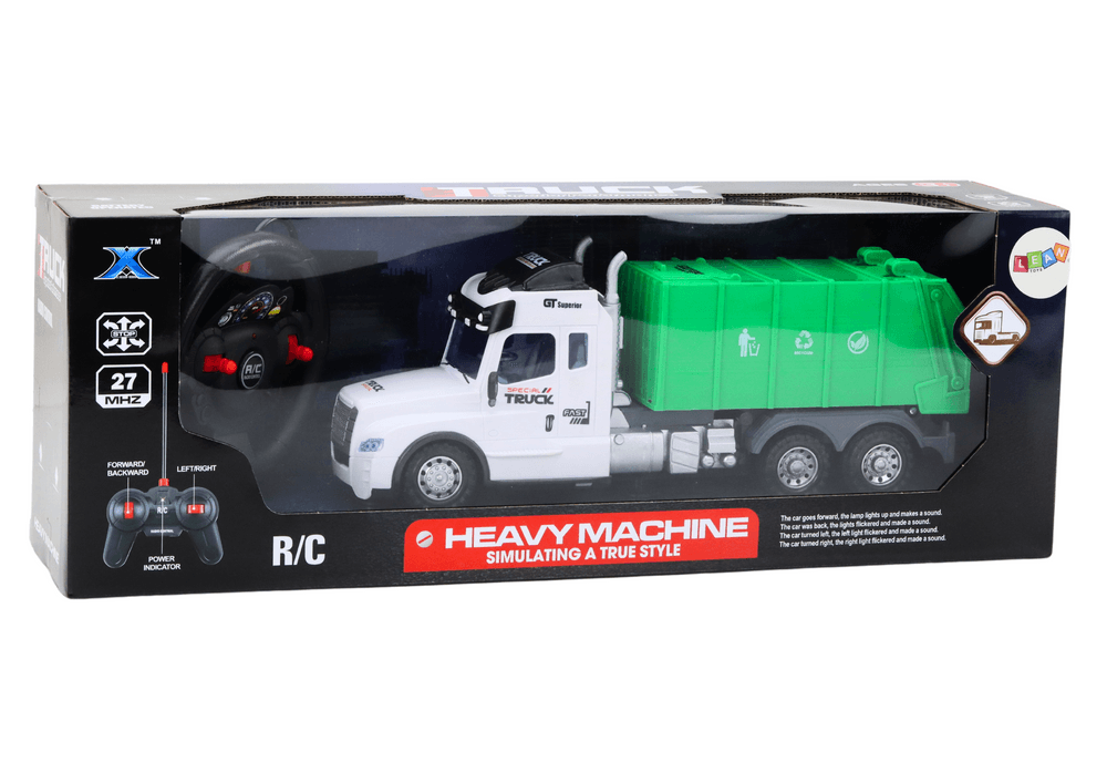 LEAN TOYS Smećiařka RC, Zelena, Daljinsko Upravljanje 4