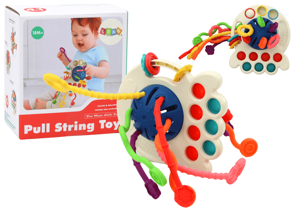 Zabawka LEAN TOYS Sensoryczna Ośmiornica, Gryzak