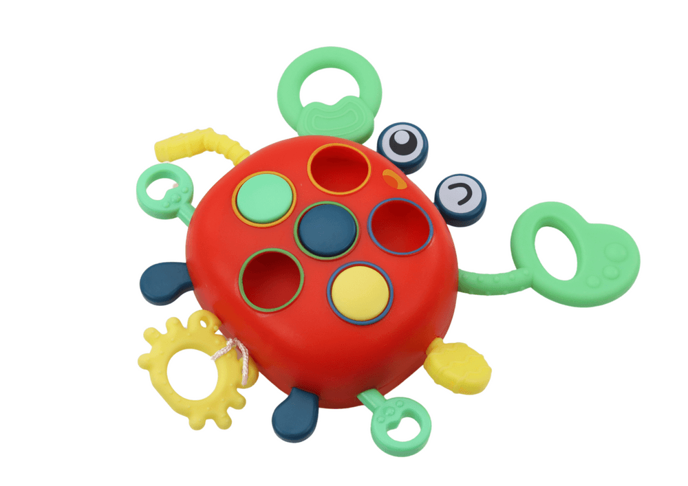 LEAN TOYS Krab Sensoryczny, Interaktywny Gryzak 2