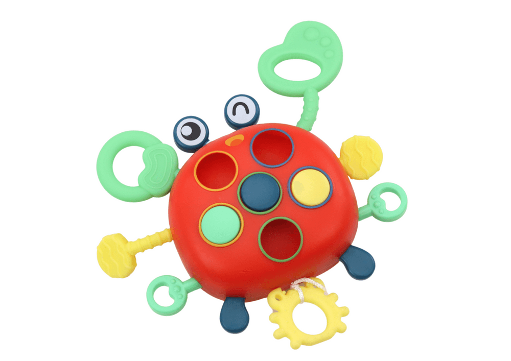LEAN TOYS Krab Sensoryczny, Interaktywny Gryzak 3