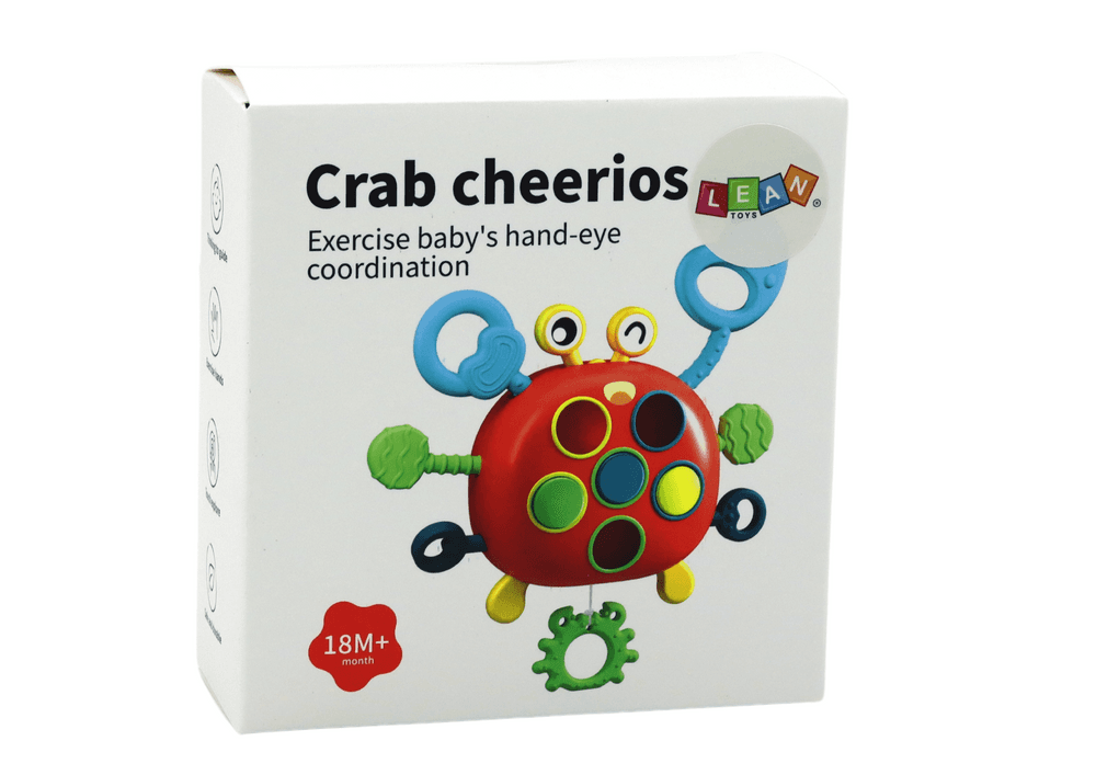 LEAN TOYS Krab Sensoryczny, Interaktywny Gryzak 4