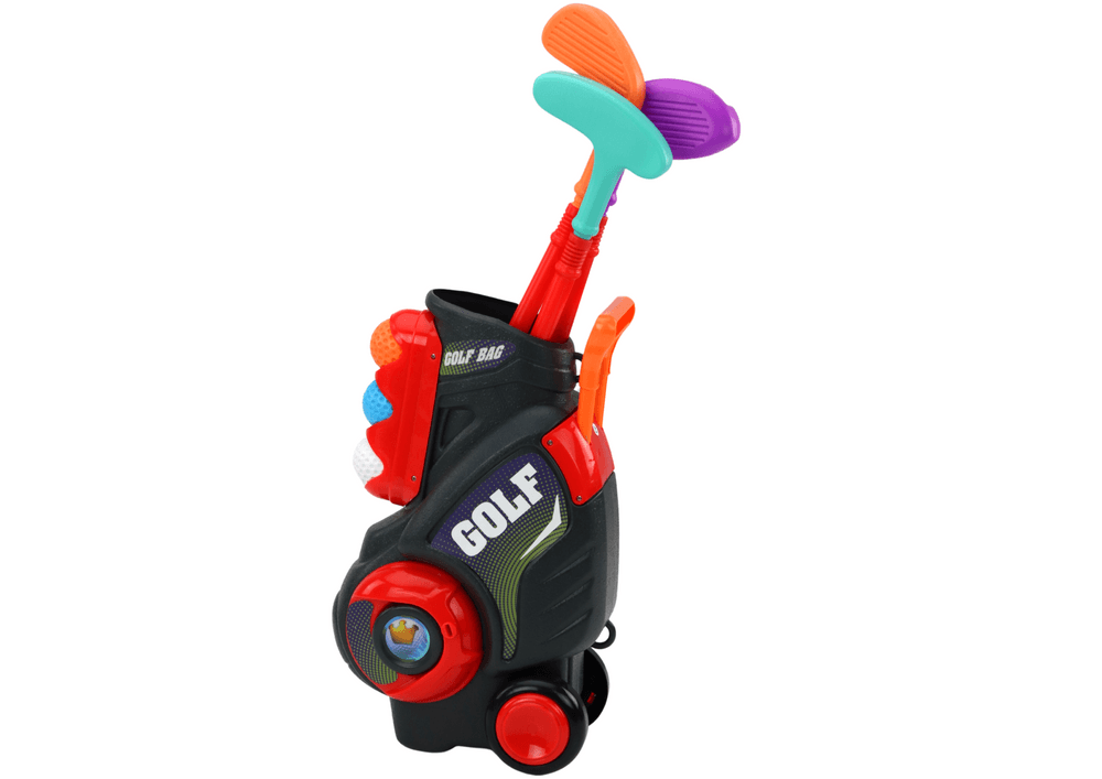Mini Golf Set za Otroke z Vozičkom na Kolesih 2