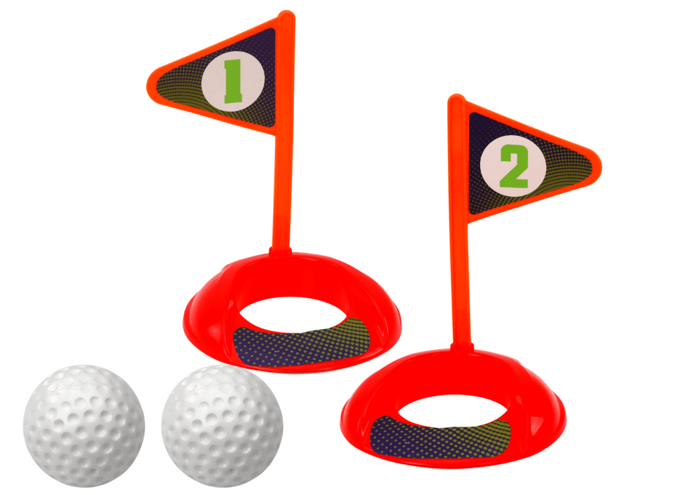 Mini Golf Set za Otroke z Vozičkom na Kolesih 3