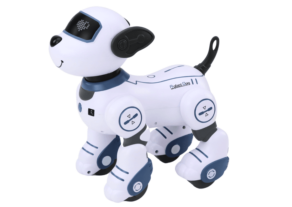 LEAN TOYS interaktivni robot pes, daljinsko voden, pleše, izvršuje ukaze, moder 3