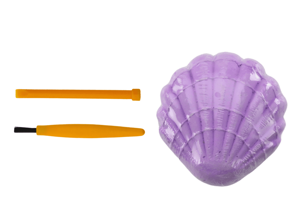 Arheološki set 'Sirenka v školjki' z dletom in čopičem 3