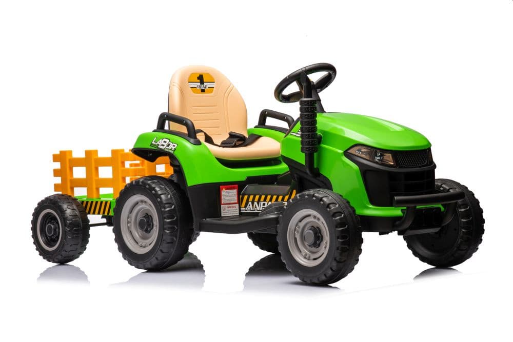 LEAN CARS Traktor na akumulator BBH-030, zelen 5
