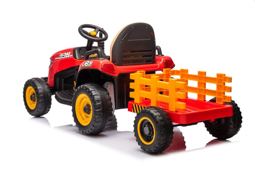 Traktor na akumulator LEAN CARS BBH-030, Rdeči 3