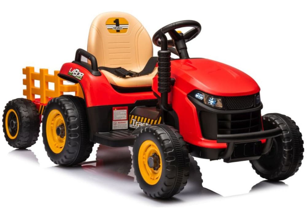 Traktor na akumulator LEAN CARS BBH-030, Rdeči