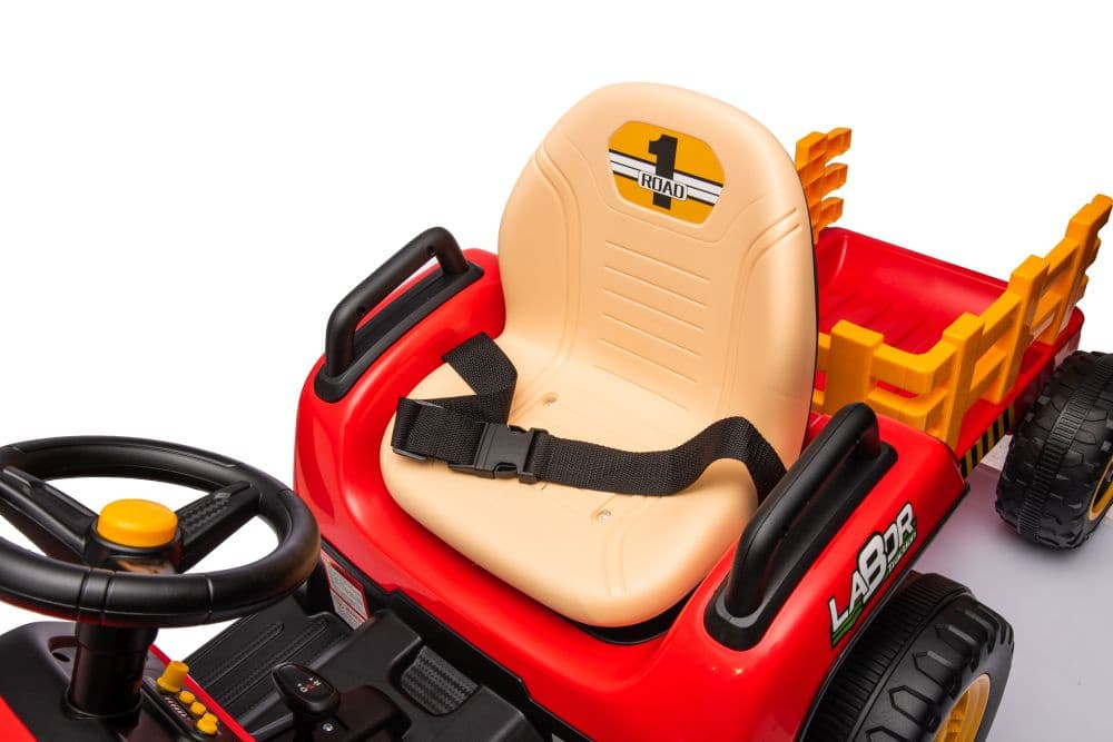 Traktor na akumulator LEAN CARS BBH-030, Rdeči 8