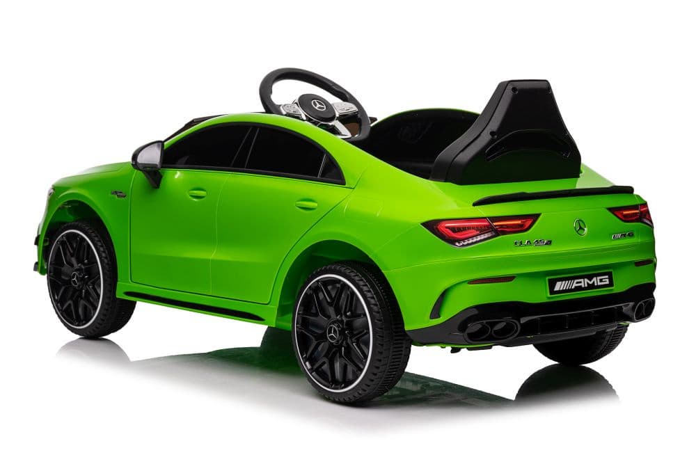 Avto na akumulator Mercedes CLA 45s AMG 4x4, Zeleni 4
