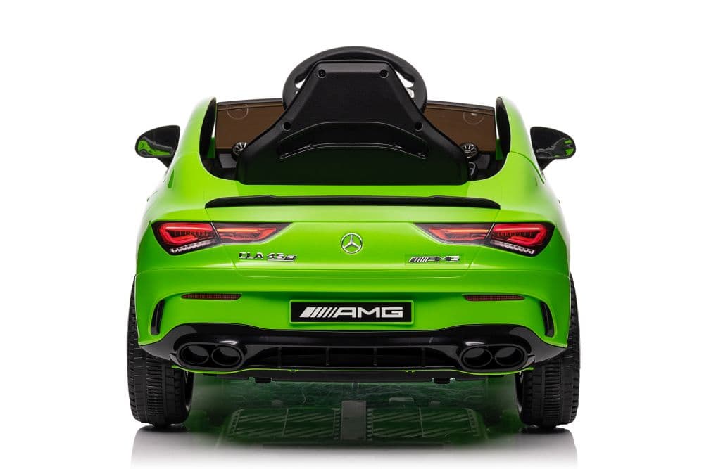Avto na akumulator Mercedes CLA 45s AMG 4x4, Zeleni 5
