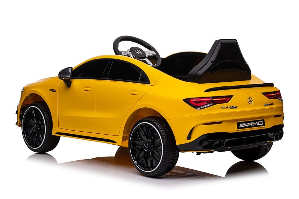 Avto na akumulator Mercedes CLA 45s AMG 4x4, Žuti 4