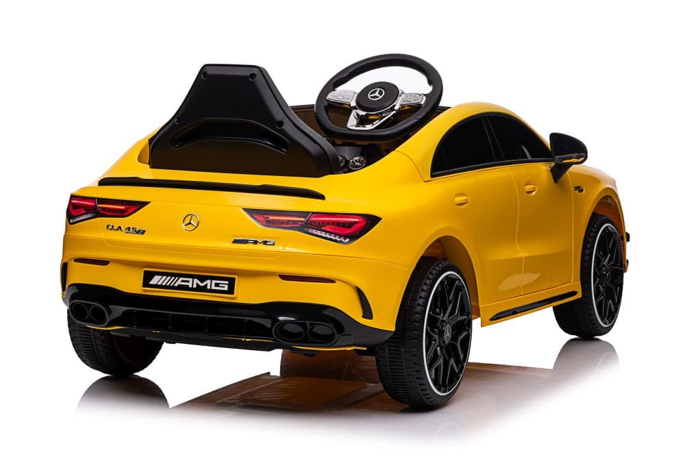 Avto na akumulator Mercedes CLA 45s AMG 4x4, Žuti 5